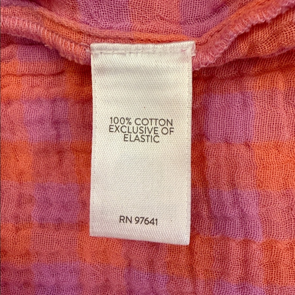 J. Jill Cotton Gauze Smocked 3/4 Sleeve Top NWT Size M - Picture 7 of 8